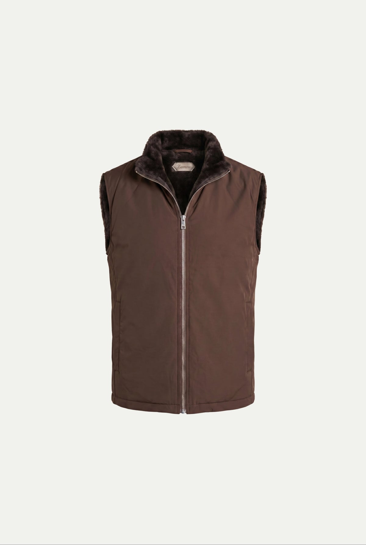 Atelier Outlet Fur Bodywarmer Chocolate