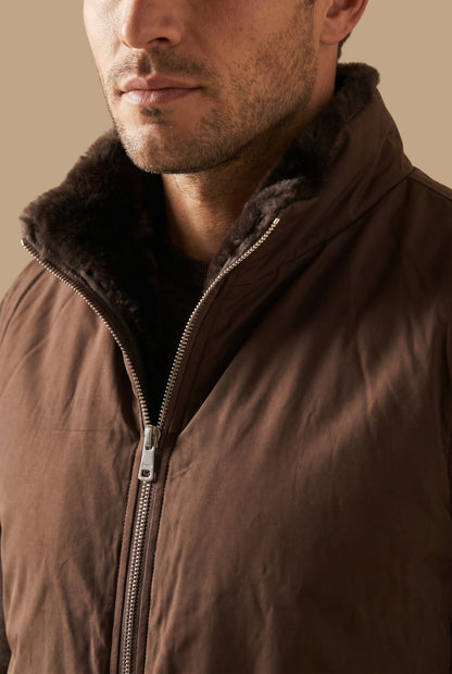 Atelier Outlet Fur Bodywarmer Chocolate