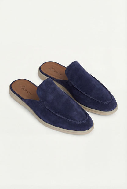 Yacht Suède Mule Navy Blue