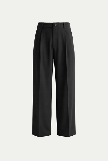 Portofino Wide Leg Trouser Black