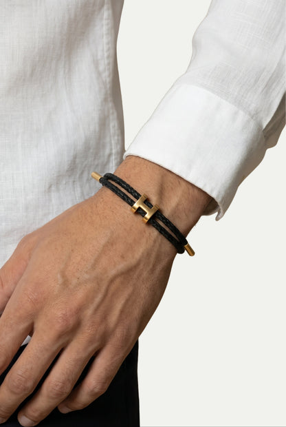 Atelier Outlet Gold Bracelet Black/Gold