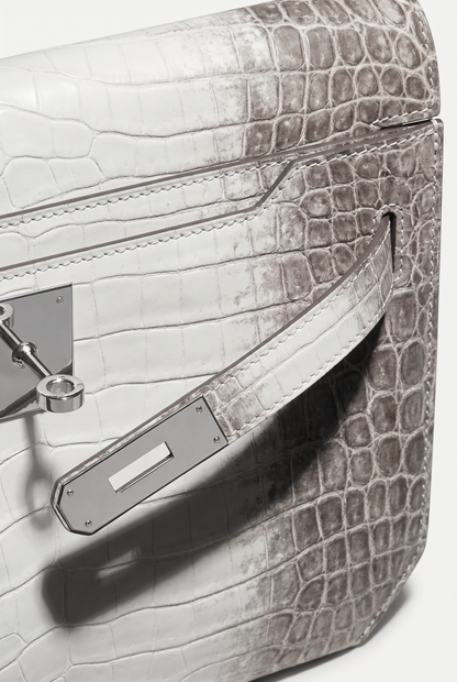 Atelier Outlet Crocodile Pouch Glacier