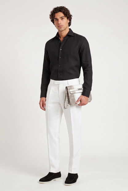 Atelier Outlet Crocodile Pouch Glacier