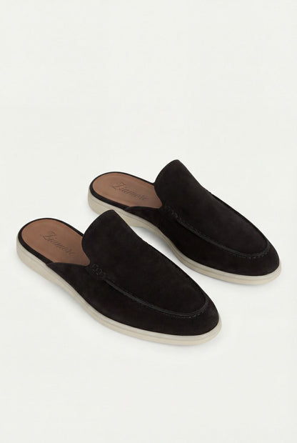 Yacht Suède Mule Black