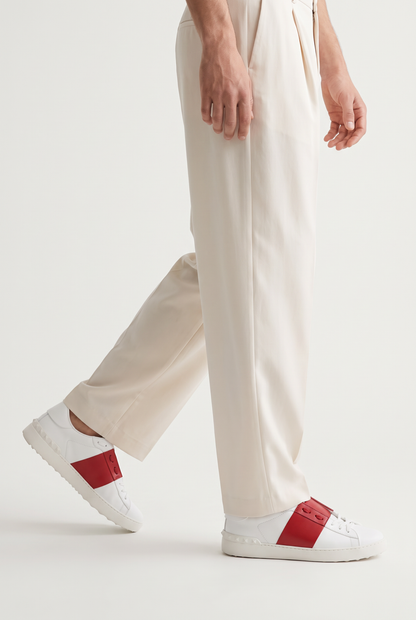 Operator Sneaker White Red