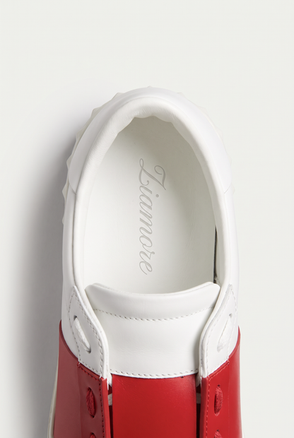 Operator Sneaker White Red