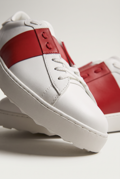 Operator Sneaker White Red