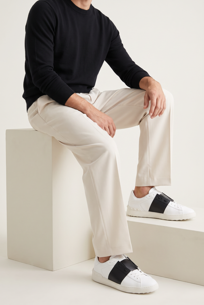 Operator Sneaker White Black