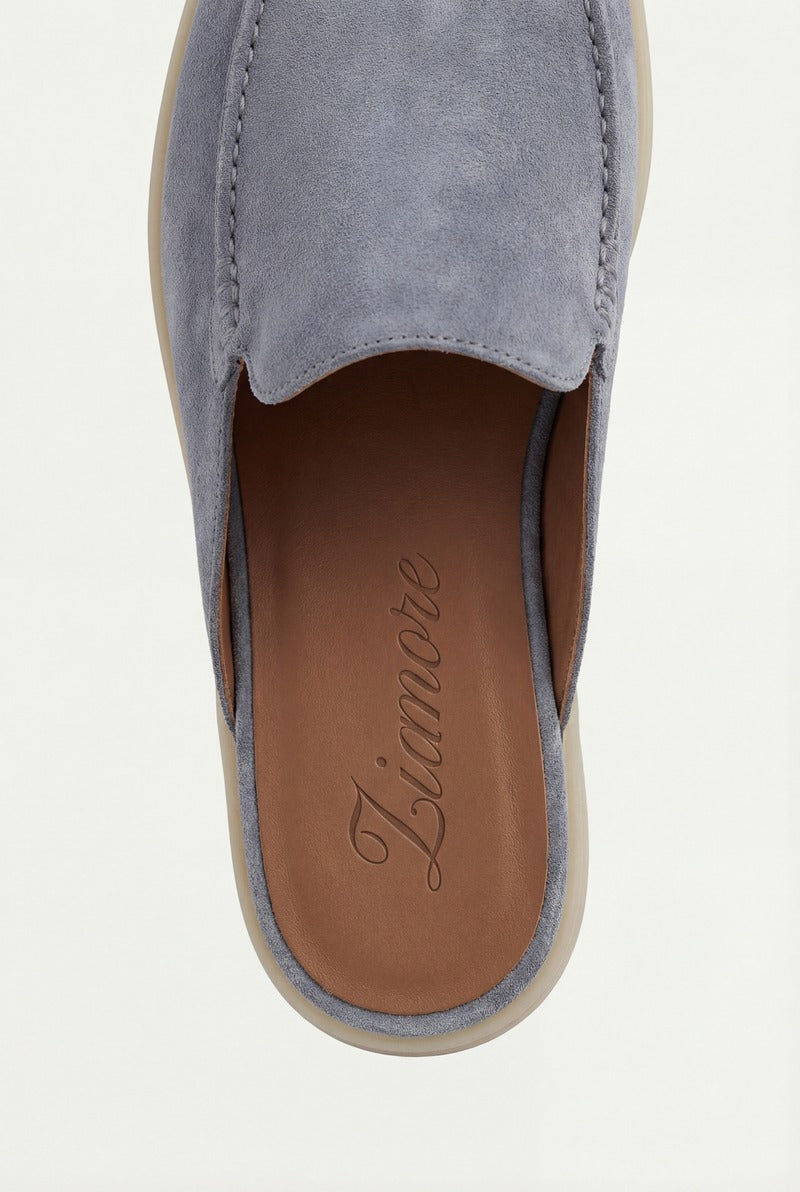Yacht Suède Mule Baby Blue