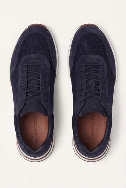 Portofino Trainer Suede Navy