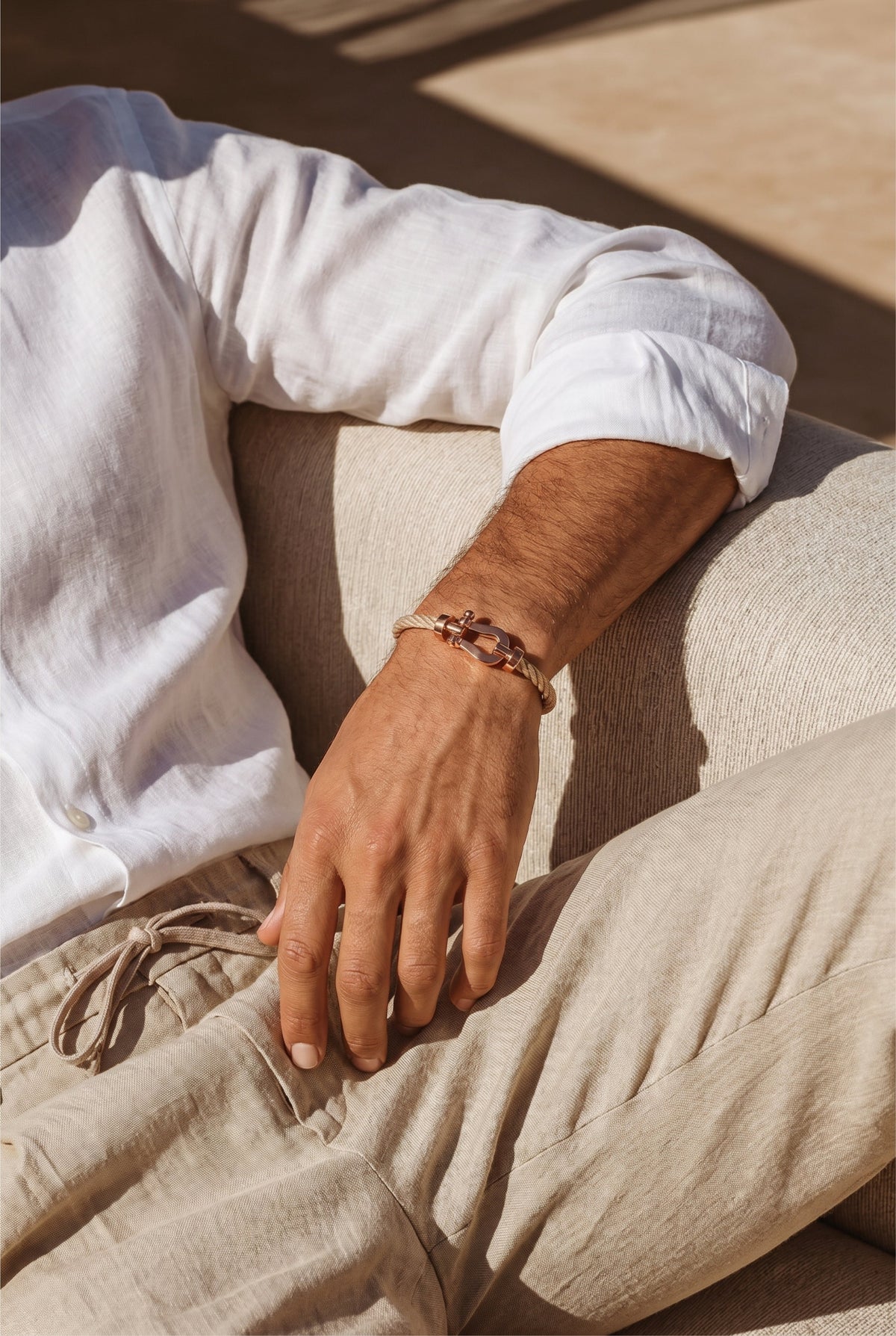 Atelier Outlet Yacht Bracelet Sand/Rose Gold