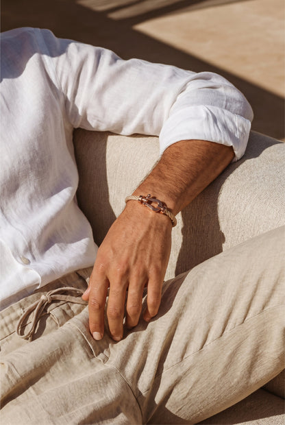 Atelier Outlet Yacht Bracelet Sand/Rose Gold