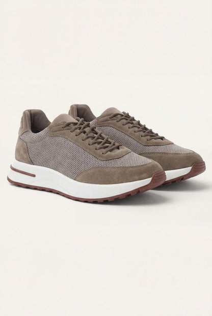 Portofino Trainer Suede Taupe