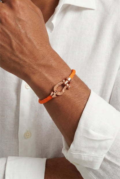 Atelier Outlet Yacht Bracelet Orange/Rose Gold