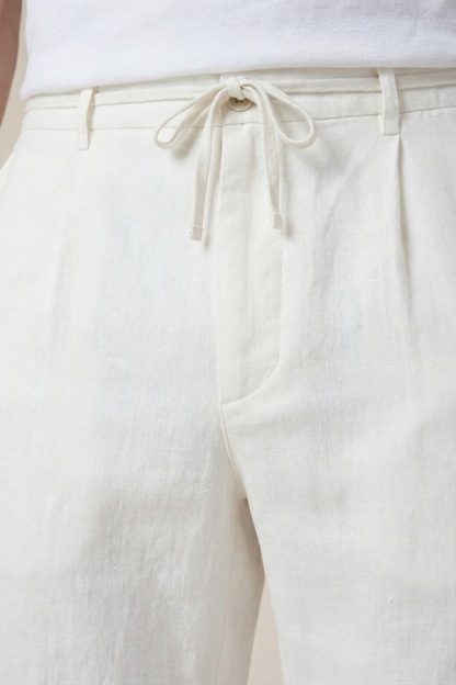 Amalfi Linen Trousers White