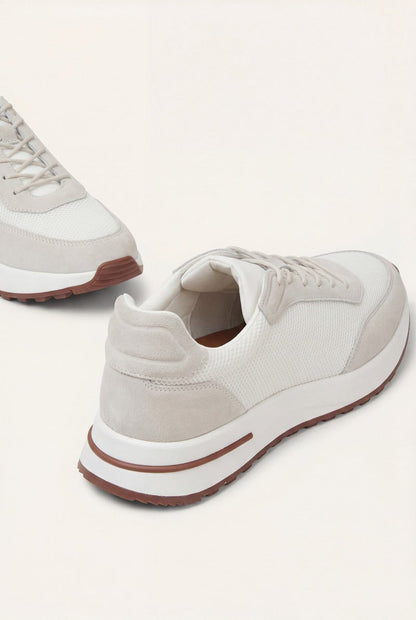 Portofino Trainer Suede White
