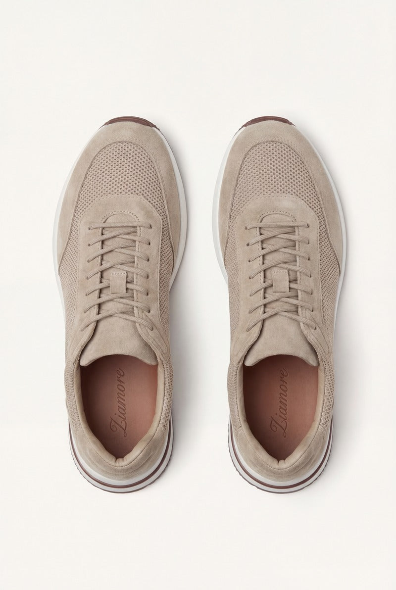 Portofino Trainer Suede Beige