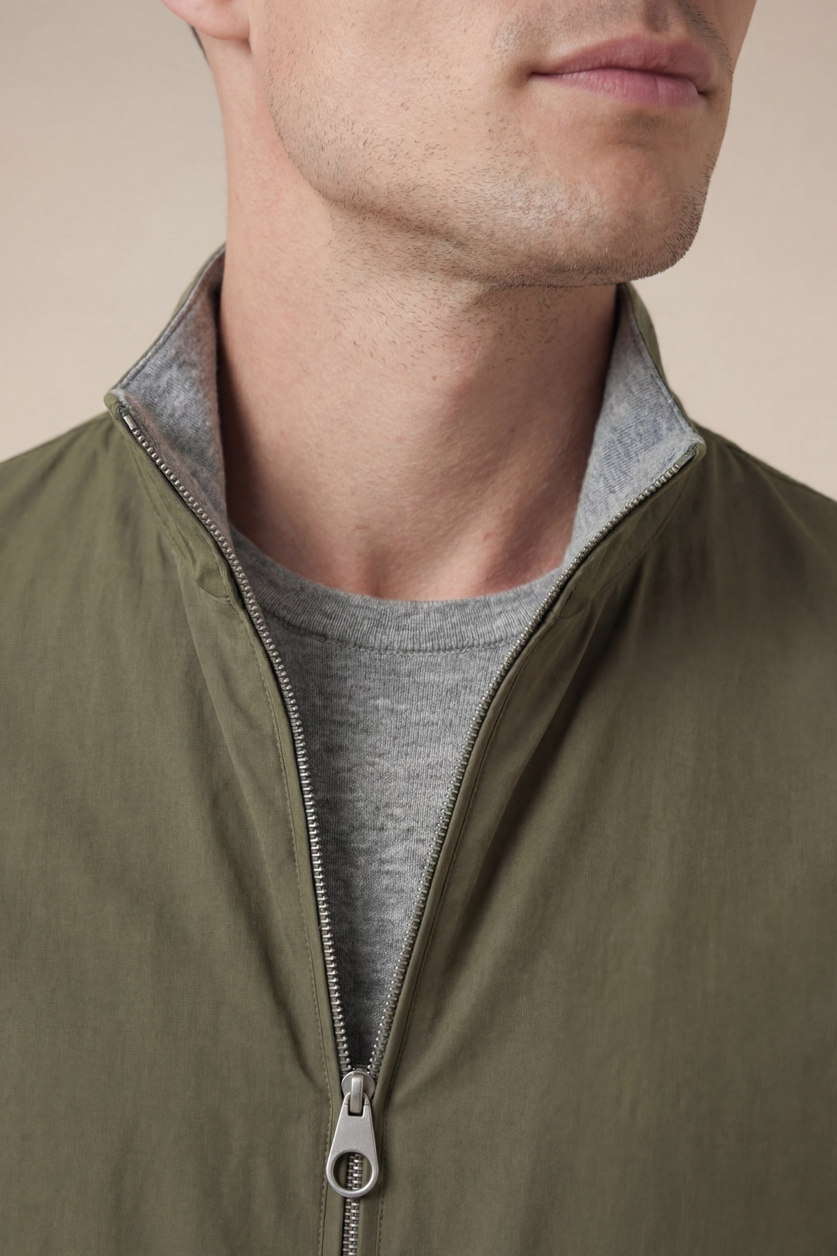 Reversible Jacket Olive Green