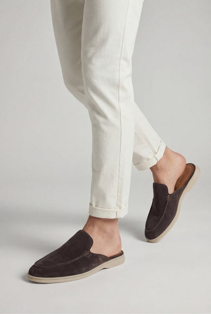 Yacht Suède Mule Brown