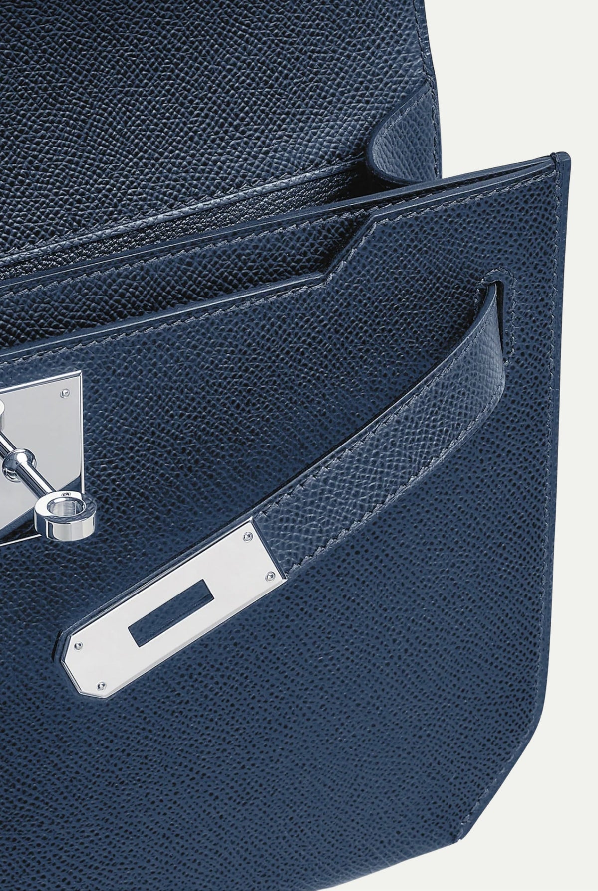 Atelier Outlet Leather Pouch Navy