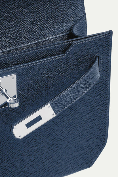 Atelier Outlet Leather Pouch Navy