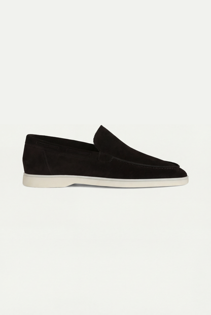 Amalfi Classic Suede Loafer Black