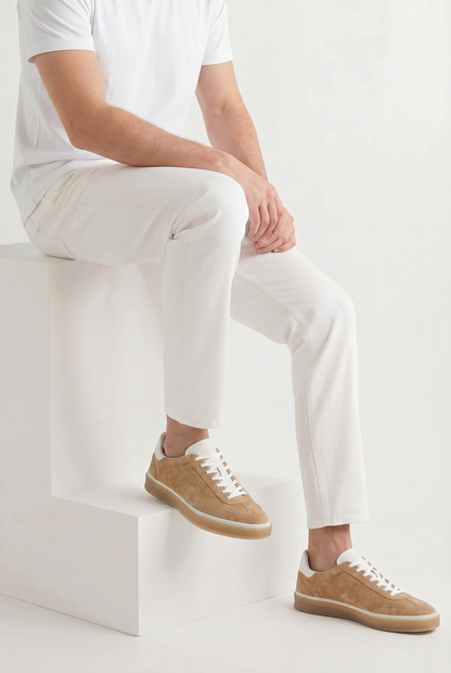 Bogota Suede Sneaker Camel Tan