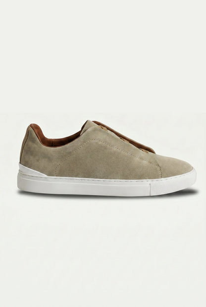Monaco Suede Sneaker Saga Olive