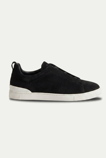 Monaco Suede Sneaker Black