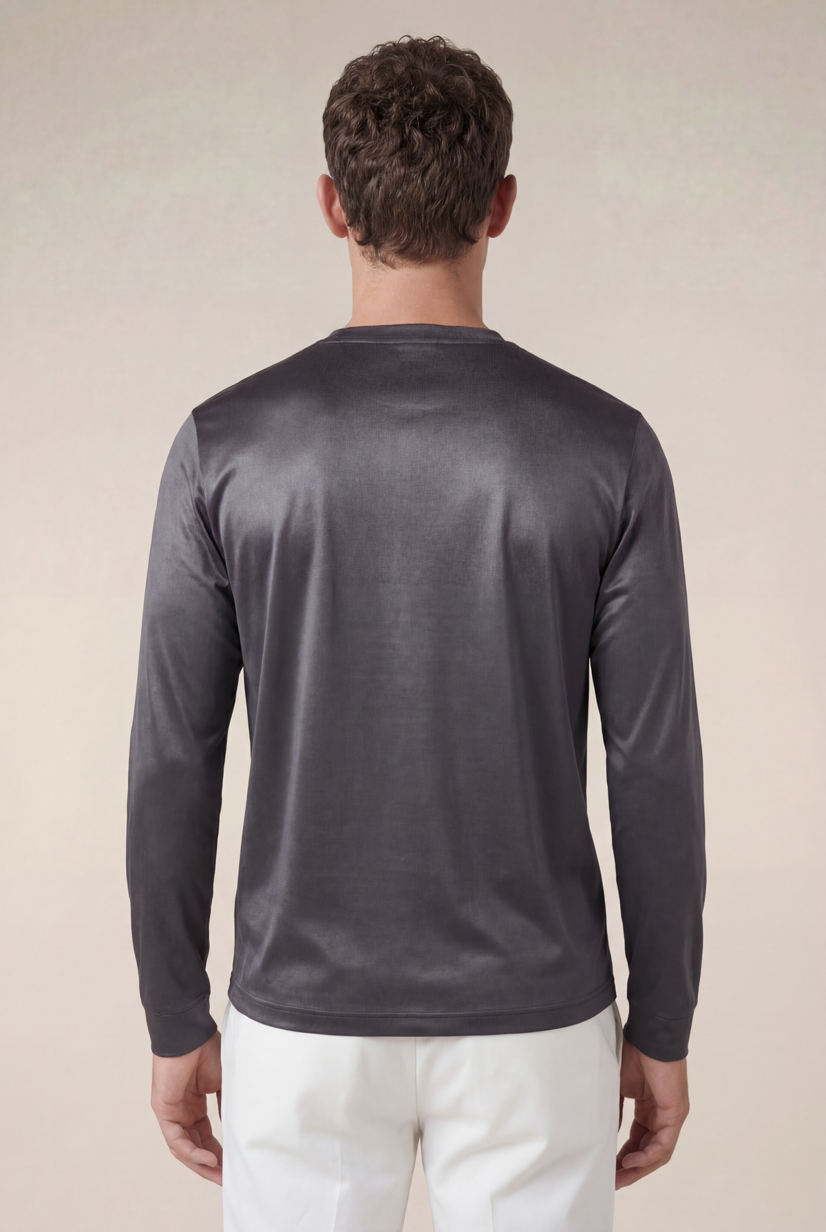 Portofino Long Sleeve Tee Grey