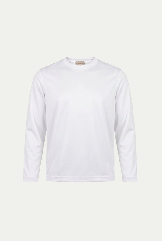Portofino Long Sleeve Tee White
