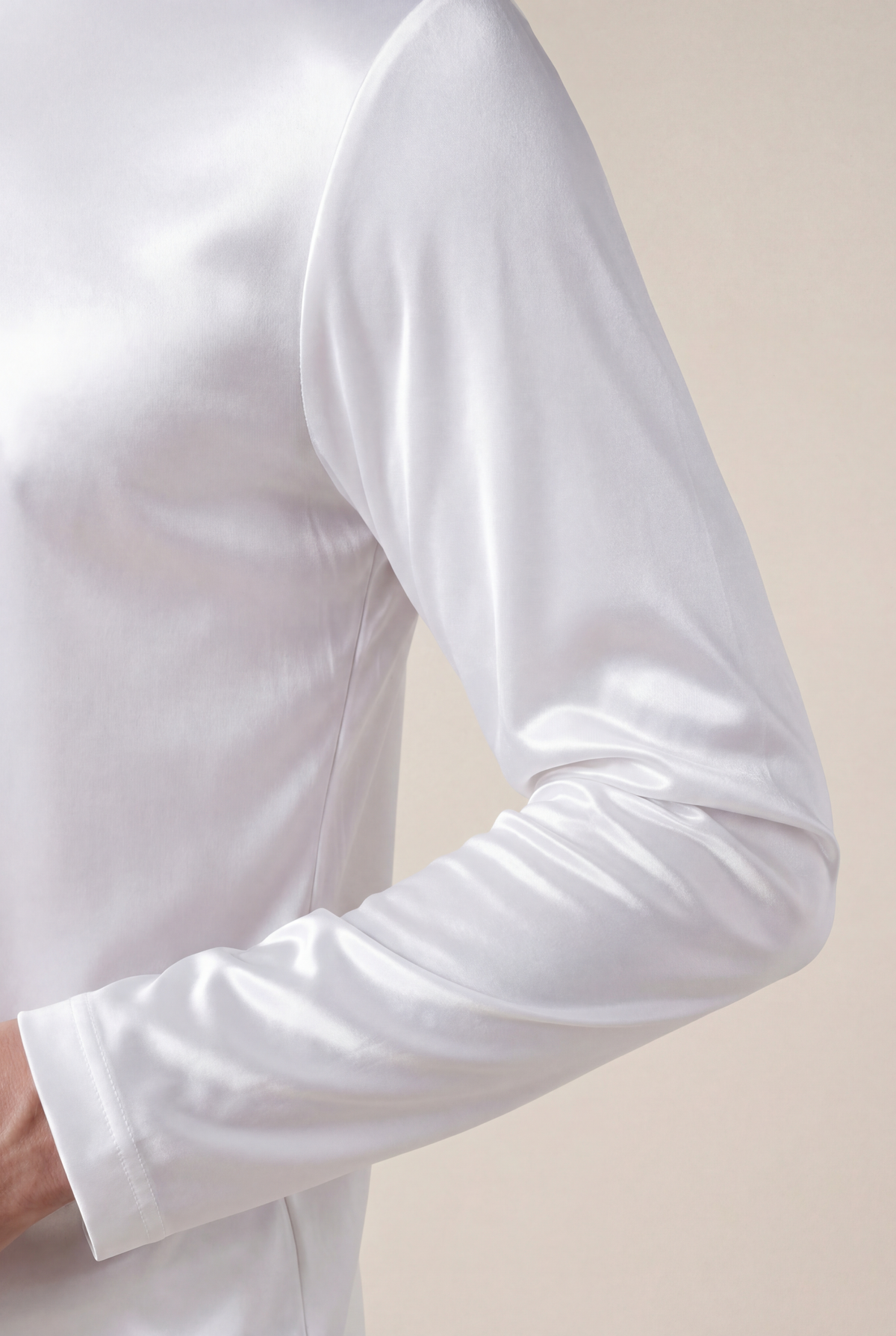 Portofino Long Sleeve Tee White