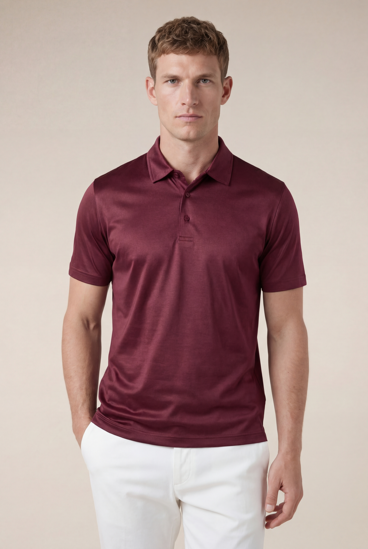 Portofino Polo Burgundy