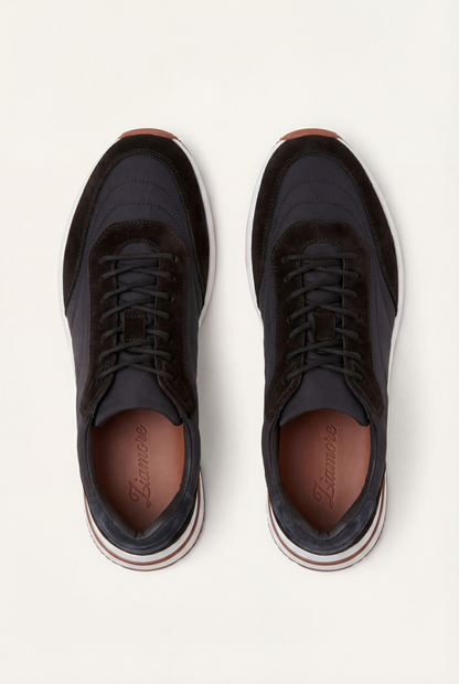 Portofino Sneaker Suede Black