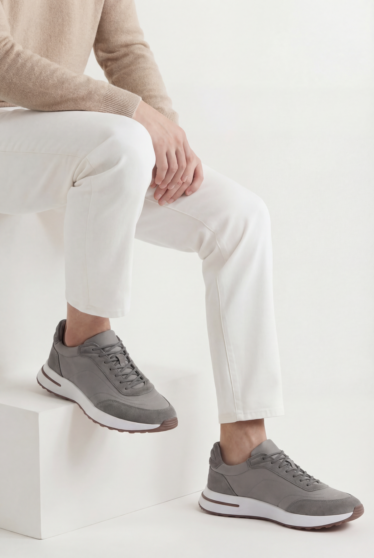 Portofino Sneaker Suede Grey