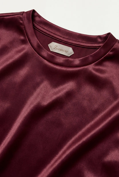 Portofino Long Sleeve Tee Burgundy