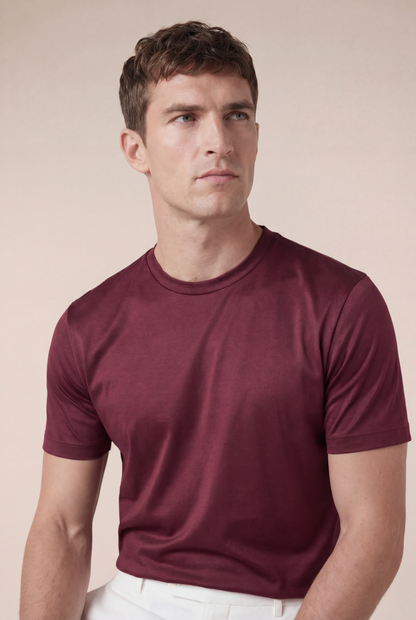Portofino Tee Burgundy