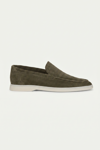 Amalfi Classic Suède Loafer Olive