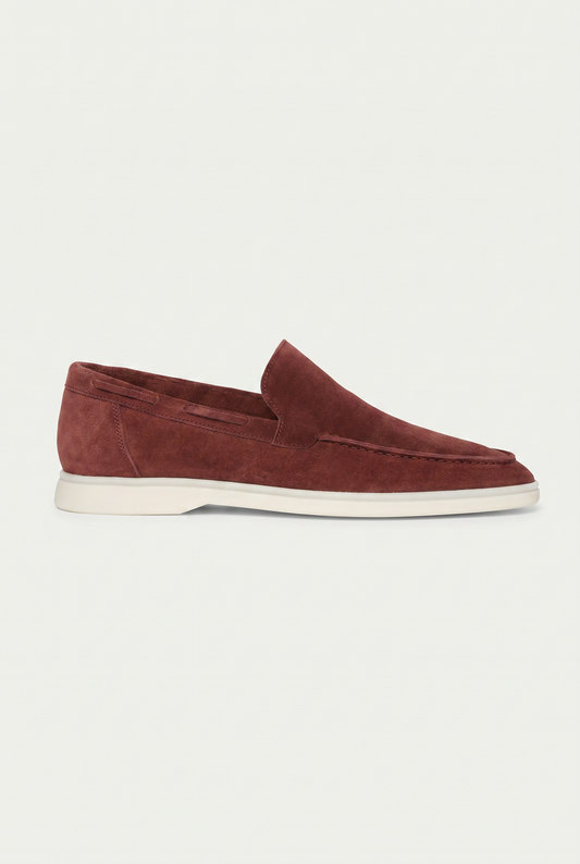 Amalfi Classic Suède Loafer Red