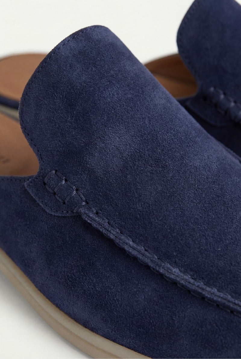 Yacht Suède Mule Navy Blue