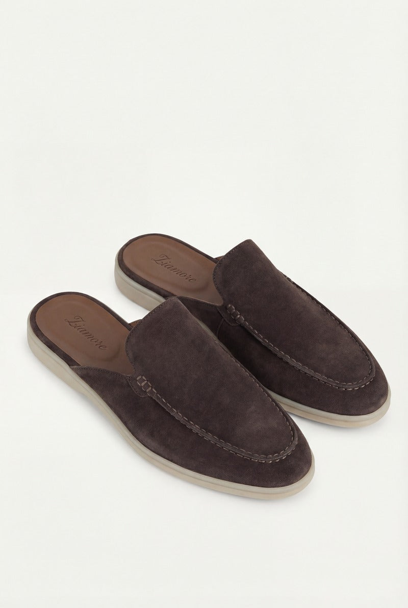 Yacht Suède Mule Brown