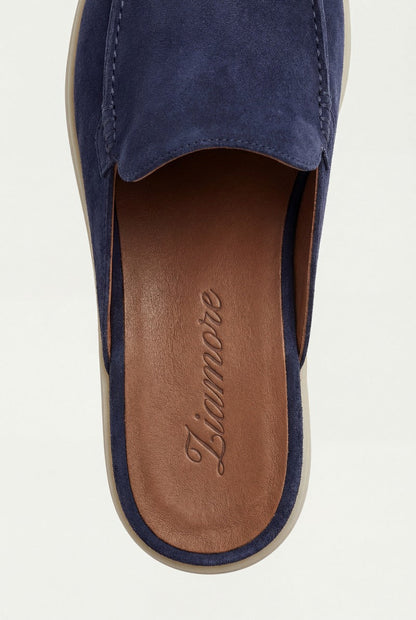 Yacht Suède Mule Navy Blue