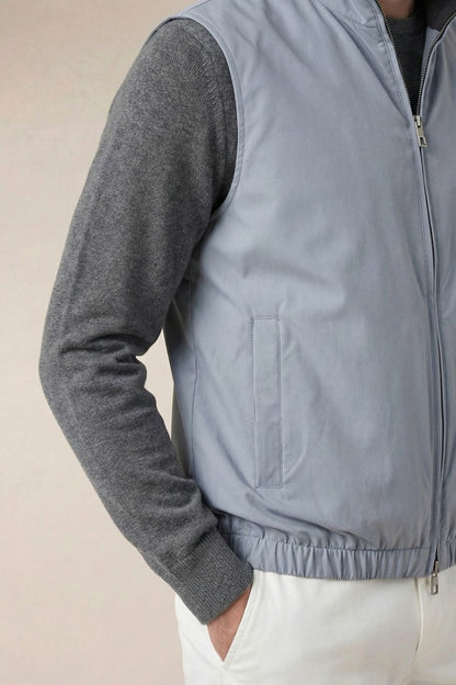 Reversible Bodywarmer Baby Blue