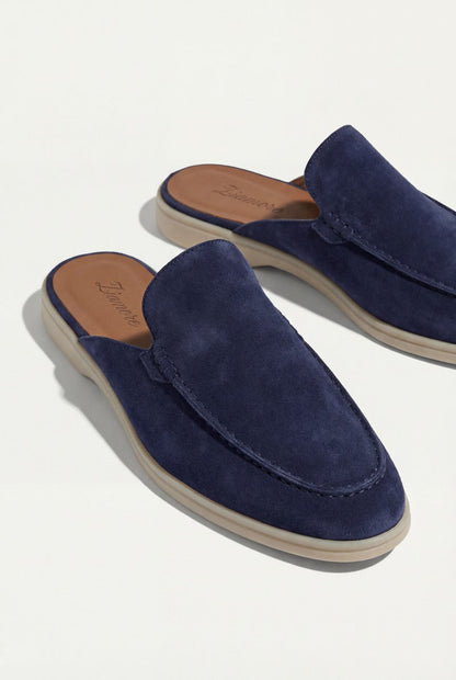 Yacht Suède Mule Navy Blue