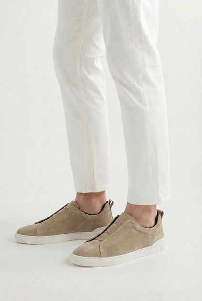 Monaco Suede Sneaker Saga Olive