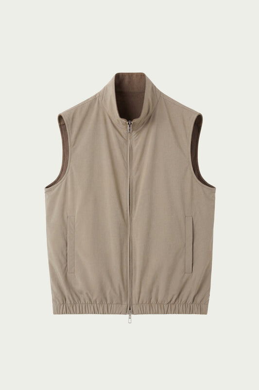 Reversible Bodywarmer Taupe