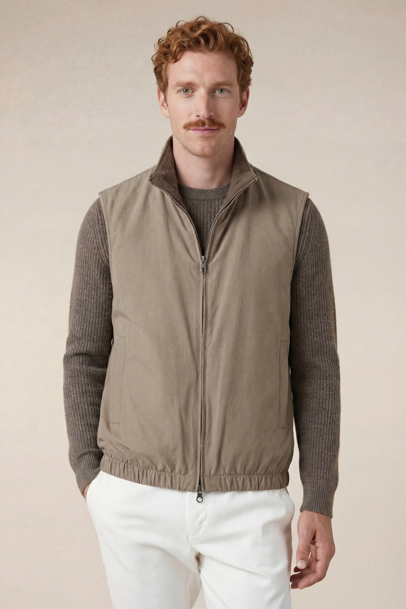 Reversible Bodywarmer Taupe
