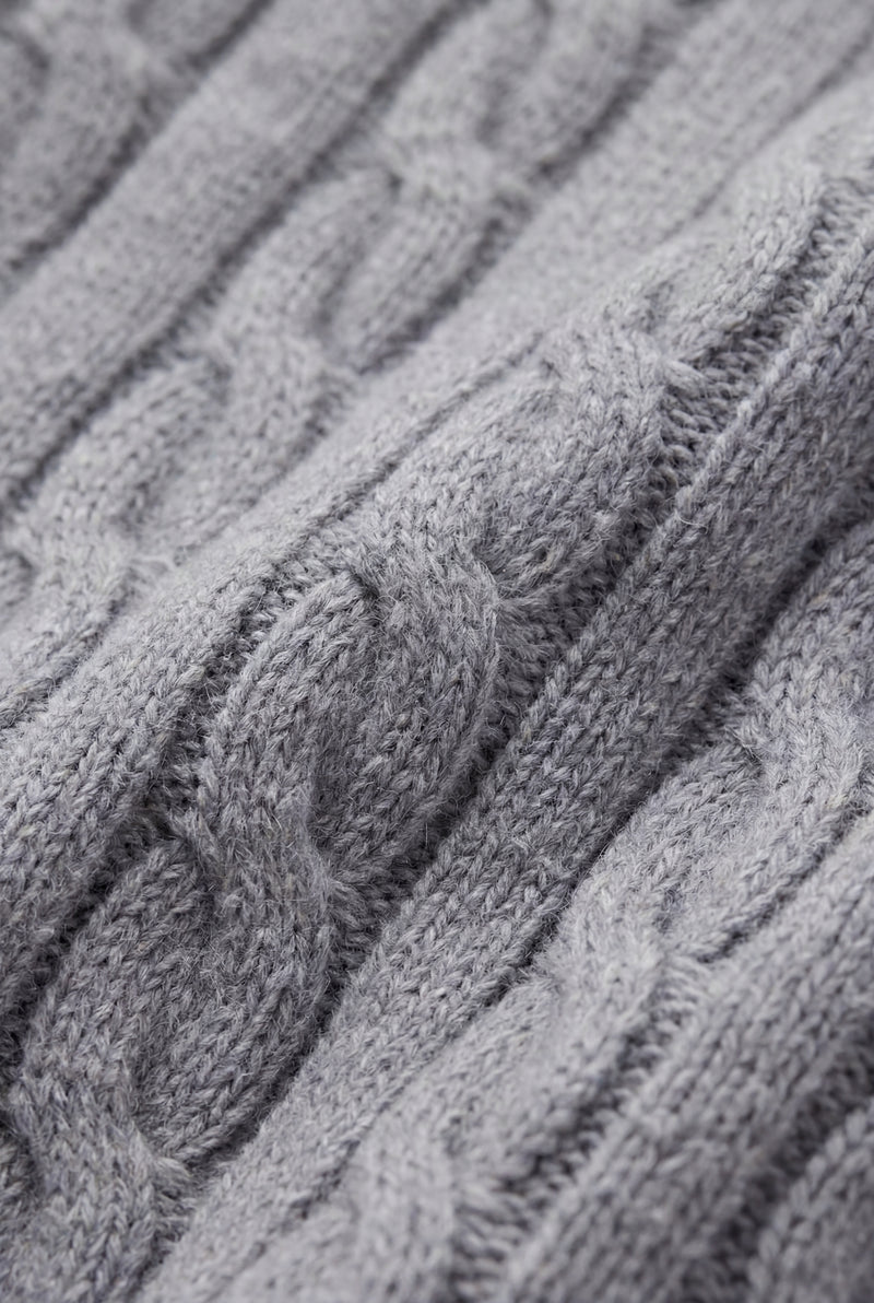 Como Cashmere Hoodie Grey
