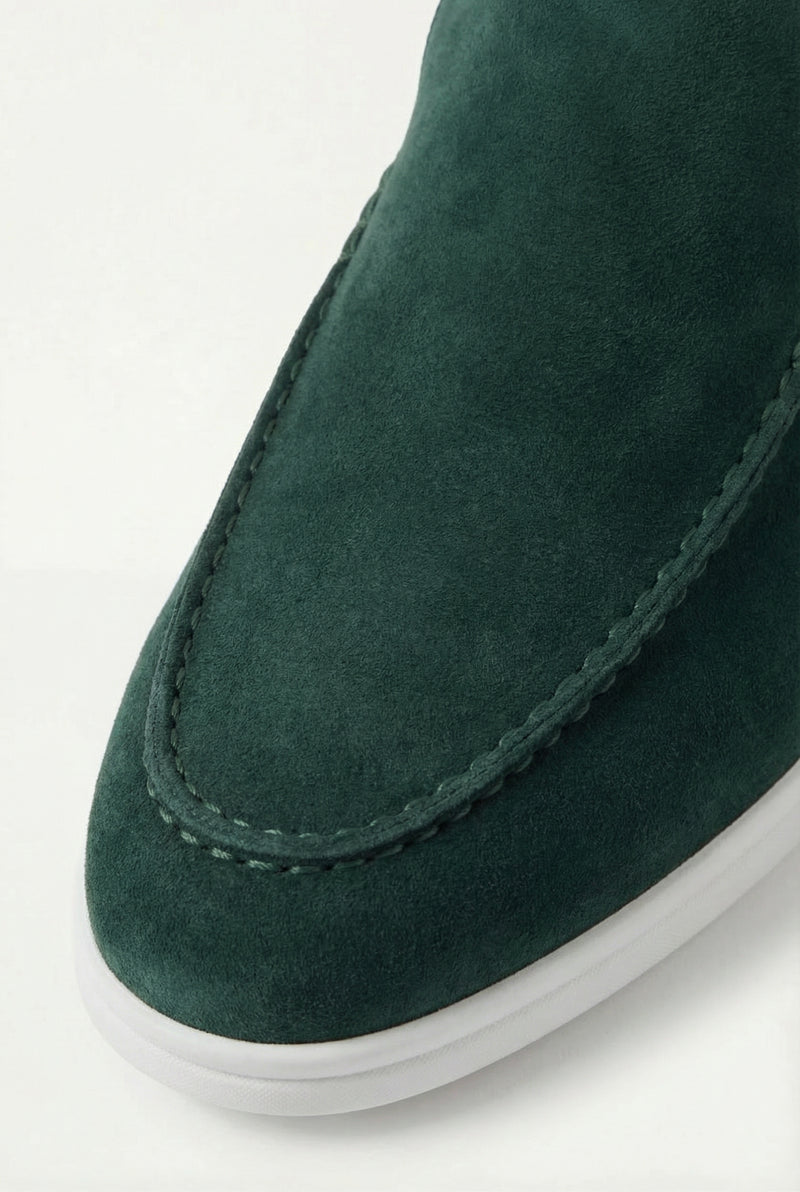 Yacht Suède Mule Forest Green