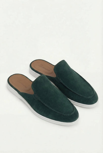 Yacht Suède Mule Forest Green